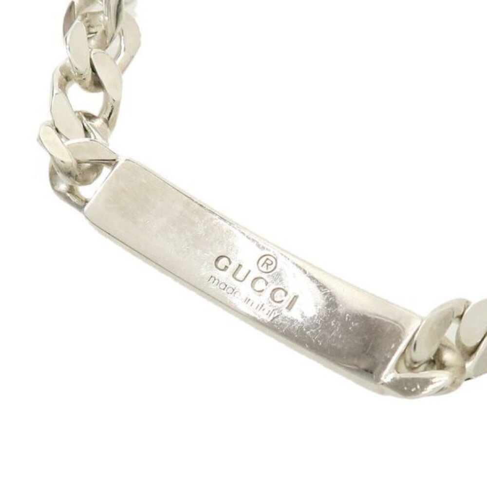 Gucci Diagonal Interlocking Bracelet Silver Comme… - image 4